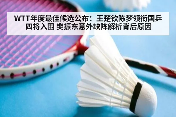 WTT年度最佳候选公布：王楚钦陈梦领衔国乒四将入围 樊振东意外缺阵解析背后原因